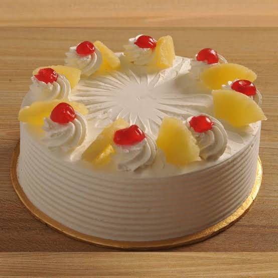 Fresh Cream Pineapple Cake