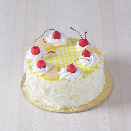 Fresh Cream Pineapple Cake